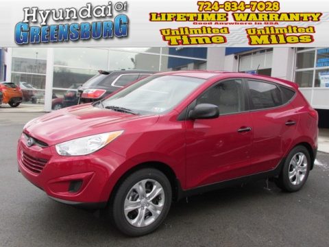 Garnet Red Hyundai Tucson GL. Click to enlarge. Garnet Red Hyundai Tucson GL. Click to enlarge.