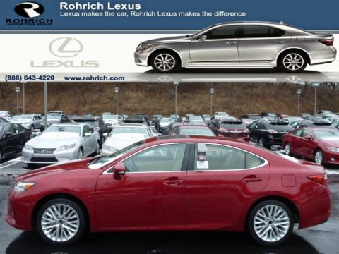 Matador Red Mica Lexus ES 350.  Click to enlarge.