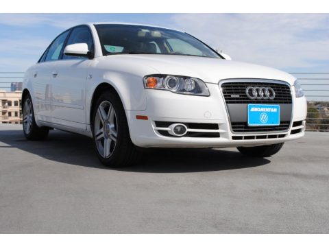 Ibis White Audi A4 2.0T quattro Sedan. Click to enlarge. Ibis White Audi A4 2.0T quattro Sedan. Click to enlarge.