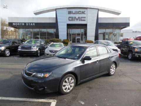 Dark Gray Metallic Subaru Impreza 2.5i Sedan.  Click to enlarge.