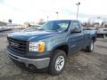 Front 3/4 View of 2013 GMC Sierra 1500 Regular Cab 4x4 #2