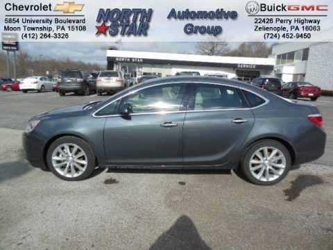 Cyber Gray Metallic Buick Verano FWD.  Click to enlarge.