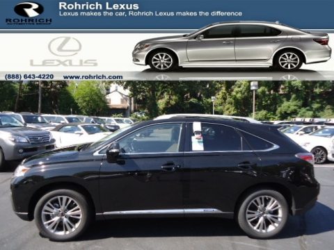 Obsidian Black Lexus RX 450h AWD. Click to enlarge. Obsidian Black Lexus RX 450h AWD. Click to enlarge.