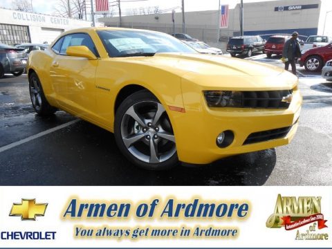 Rally Yellow Chevrolet Camaro LT/RS Coupe.  Click to enlarge.