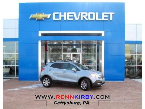 Glacier Blue Metallic Buick Encore Leather.  Click to enlarge.