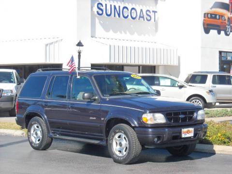 Deep Wedgewood Blue Metallic Ford Explorer Limited V8.  Click to enlarge.