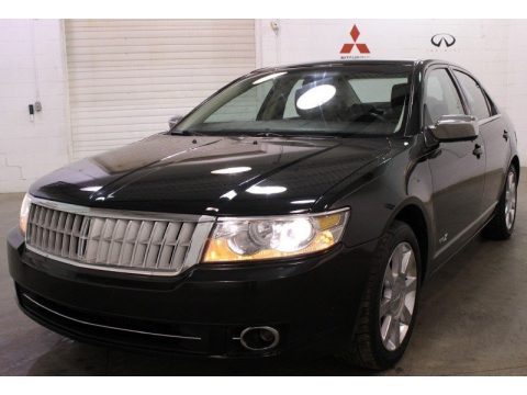 Tuxedo Black Metallic Lincoln MKZ Sedan.  Click to enlarge.