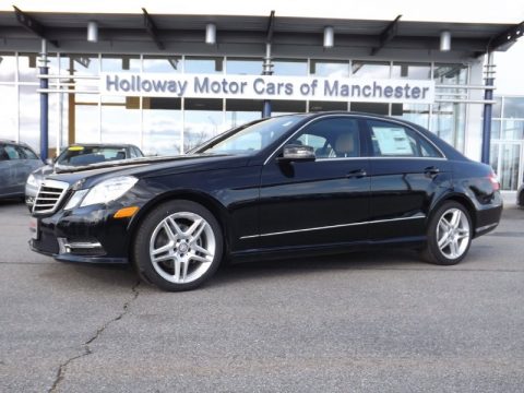 Obsidian Black Metallic Mercedes-Benz E 350 4Matic Sedan.  Click to enlarge.