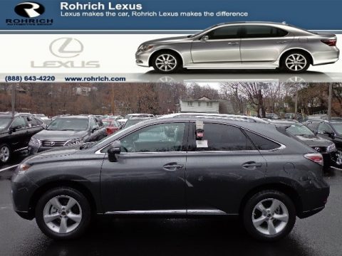 Nebula Gray Pearl Lexus RX 350 AWD.  Click to enlarge.