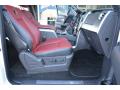  2013 Ford F150 Limited Unique Red Leather Interior #15