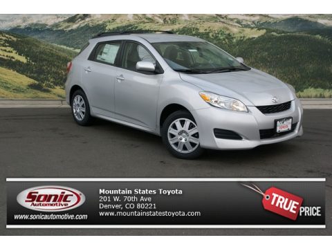 Classic Silver Metallic Toyota Matrix L.  Click to enlarge.