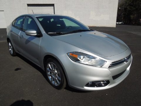 Bright Silver Metallic Dodge Dart Limited.  Click to enlarge.