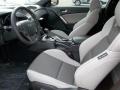  2013 Hyundai Genesis Coupe Gray Leather/Gray Cloth Interior #8