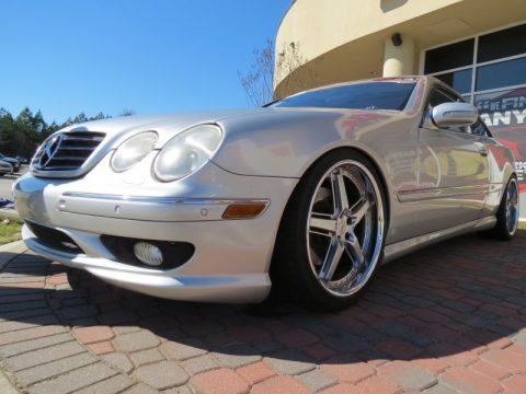 Brilliant Silver Metallic Mercedes-Benz CL 500.  Click to enlarge.