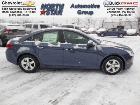 Atlantis Blue Metallic Chevrolet Cruze LT.  Click to enlarge.