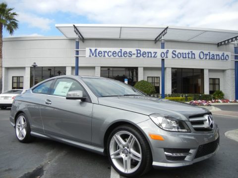 Palladium Silver Metallic Mercedes-Benz C 250 Coupe.  Click to enlarge.