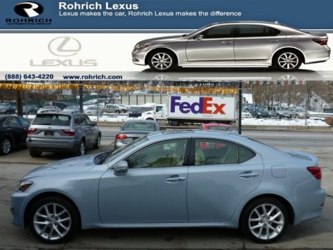 Cerulean Blue Lexus IS 250 AWD.  Click to enlarge.