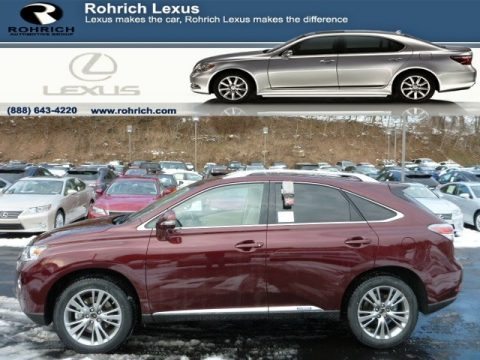 Claret Red Mica Lexus RX 450h AWD. Click to enlarge. Claret Red Mica Lexus RX 450h AWD. Click to enlarge.