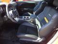 Front Seat of 2012 Dodge Challenger SRT8 Yellow Jacket #4