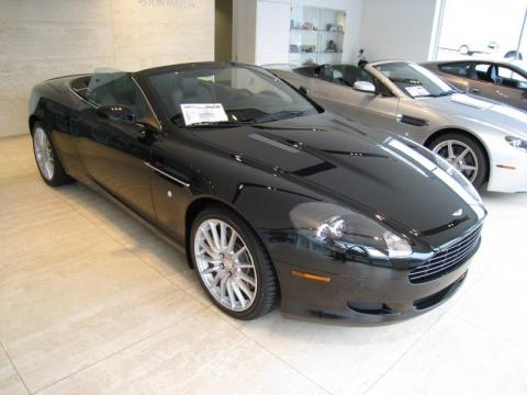 Nero Black Aston Martin DB9 Volante.  Click to enlarge.