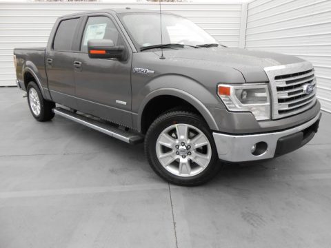 Sterling Gray Metallic Ford F150 Lariat SuperCrew.  Click to enlarge.