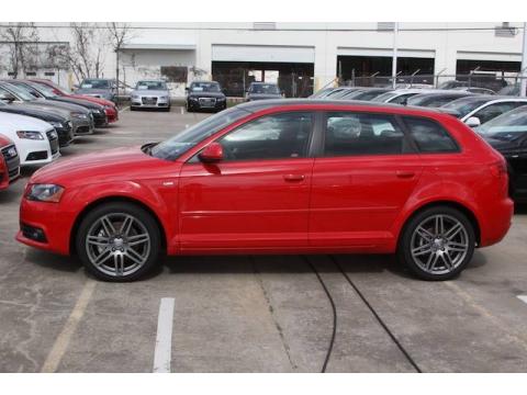 Brilliant Red Audi A3 2.0T.  Click to enlarge.