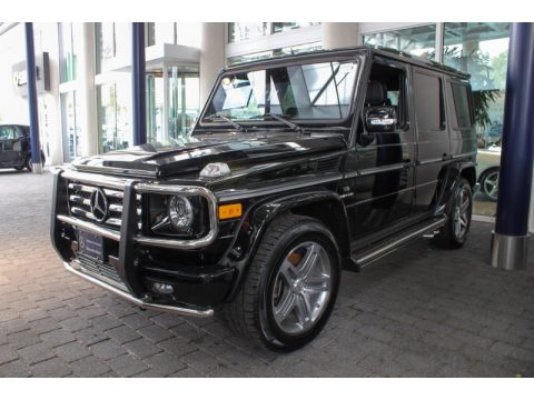 Black Mercedes-Benz G 55 AMG.  Click to enlarge.