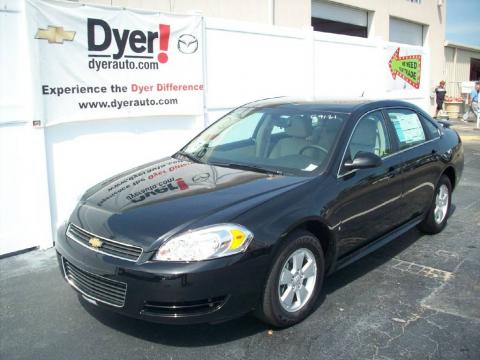 Black Chevrolet Impala LT.  Click to enlarge.