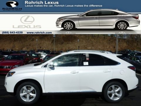 Starfire White Pearl Lexus RX 350 AWD.  Click to enlarge.