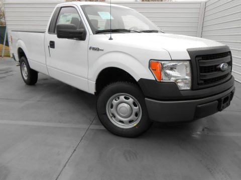 Oxford White Ford F150 XL Regular Cab.  Click to enlarge.