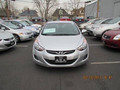 Radiant Silver Hyundai Elantra GLS.  Click to enlarge.