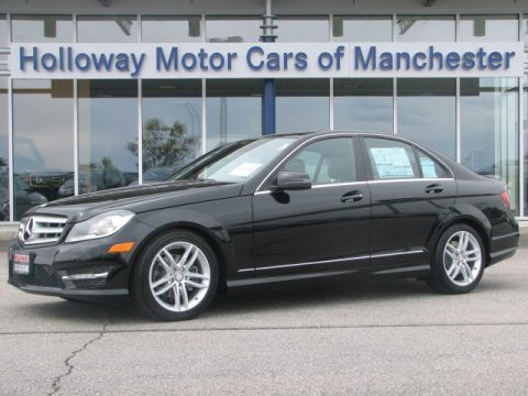 Black Mercedes-Benz C 300 Sport 4Matic.  Click to enlarge.
