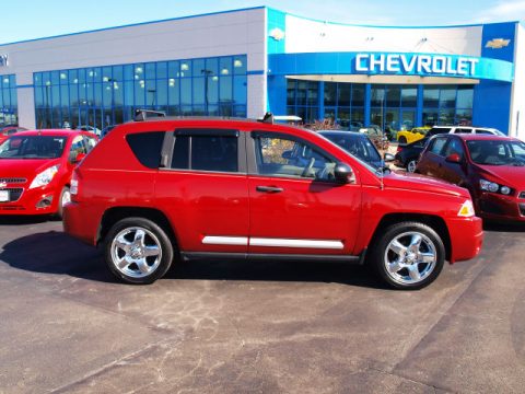Inferno Red Crystal Pearlcoat Jeep Compass Limited.  Click to enlarge.