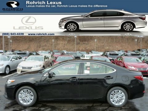 Obsidian Black Lexus ES 350.  Click to enlarge.