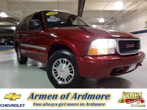 Cherry Red Metallic GMC Jimmy SLE 4x4.  Click to enlarge.