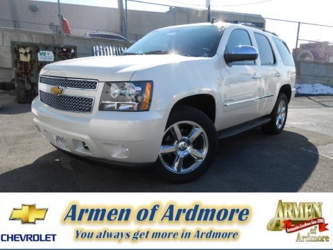 White Diamond Tricoat Chevrolet Tahoe LTZ 4x4.  Click to enlarge.