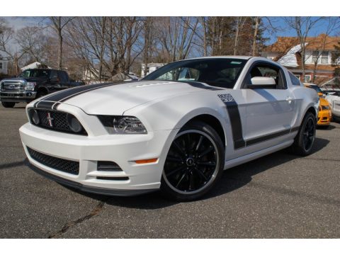 Performance White Ford Mustang Boss 302.  Click to enlarge.