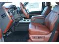  2013 Ford F250 Super Duty King Ranch Chaparral Leather/Black Trim Interior #10
