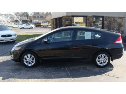 Crystal Black Pearl Honda Insight Hybrid EX.  Click to enlarge.