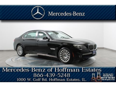 Jet Black BMW 7 Series 750Li xDrive Sedan.  Click to enlarge.