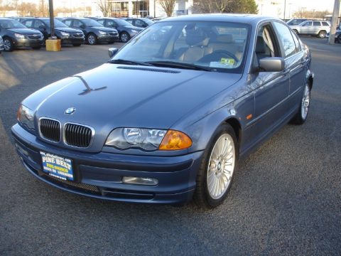 Steel Blue Metallic BMW 3 Series 330i Sedan.  Click to enlarge.