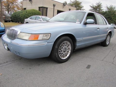 Light Blue Metallic Mercury Grand Marquis GS.  Click to enlarge.