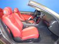  2010 Infiniti G Monaco Red Interior #33