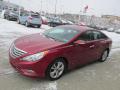 Front 3/4 View of 2011 Hyundai Sonata Limited #6