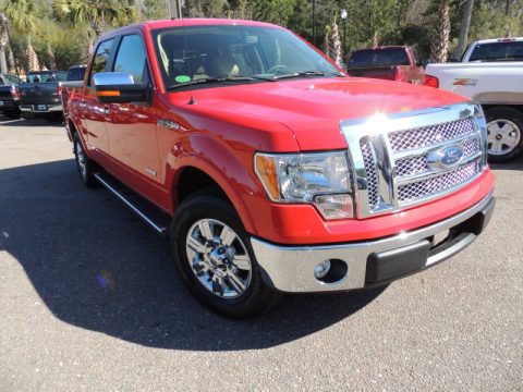 Race Red Ford F150 Lariat SuperCrew.  Click to enlarge.