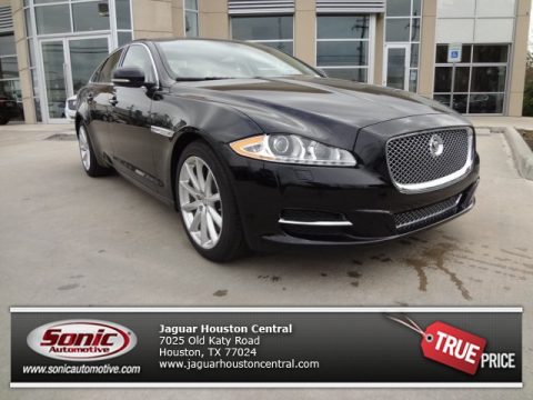 Ebony Black Jaguar XJ XJ.  Click to enlarge.