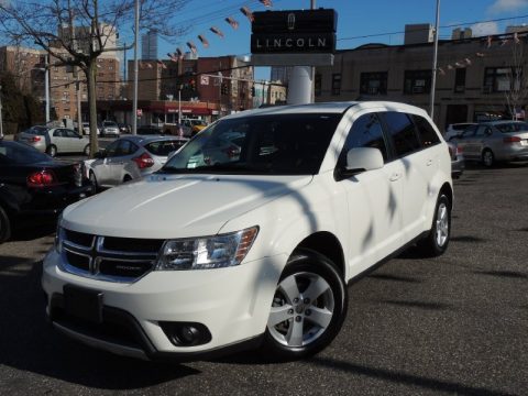 Bianco White Dodge Journey Mainstreet AWD.  Click to enlarge.