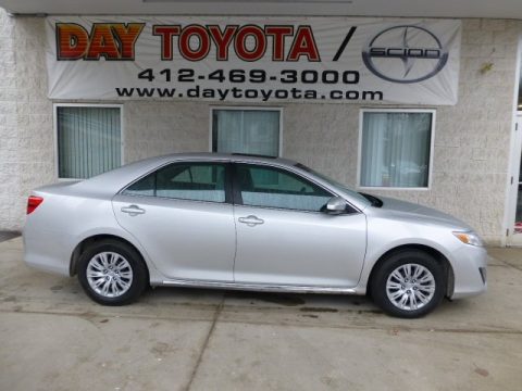 Classic Silver Metallic Toyota Camry LE.  Click to enlarge.