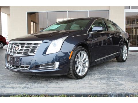 Sapphire Blue Metallic Cadillac XTS Luxury FWD.  Click to enlarge.
