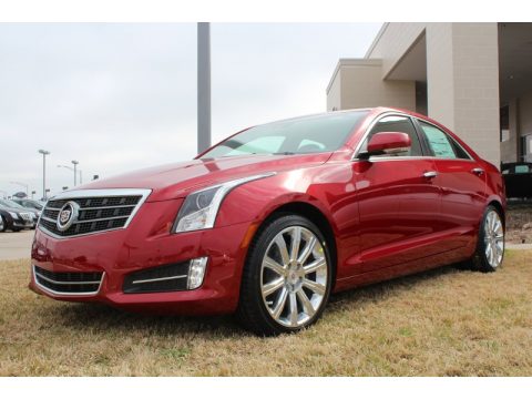 Crystal Red Tintcoat Cadillac ATS 2.0L Turbo Premium.  Click to enlarge.